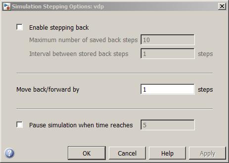 Simulation Stepper Ability to