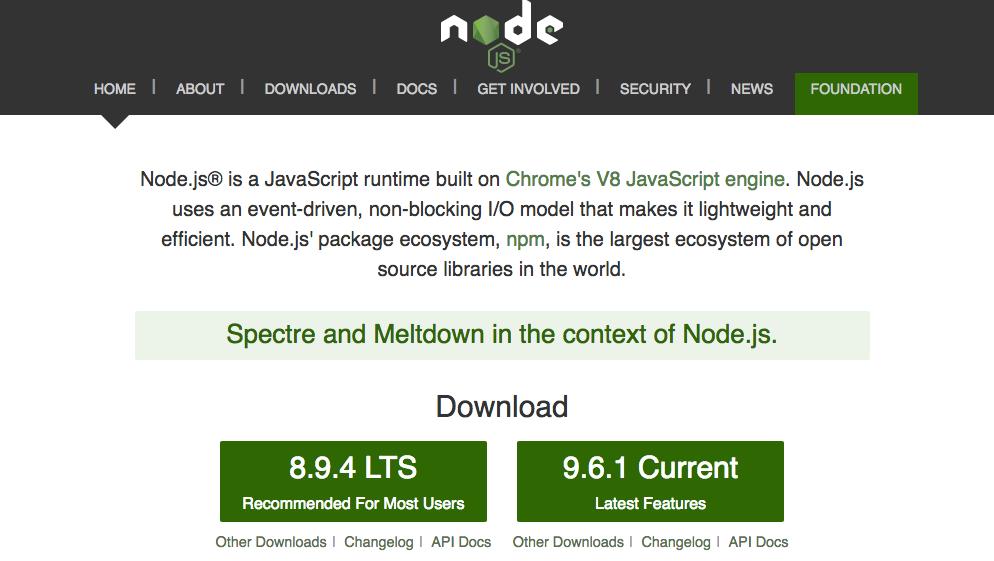 Node.js: Javascript