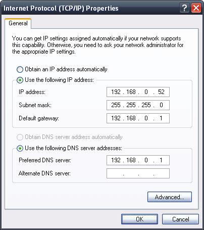 If you are not using a DHCP capable gateway/router, or you need to assign a static IP address, please follow the steps below: Step 1: Windows 2000: Click on Start > Settings > Control Panel > Network