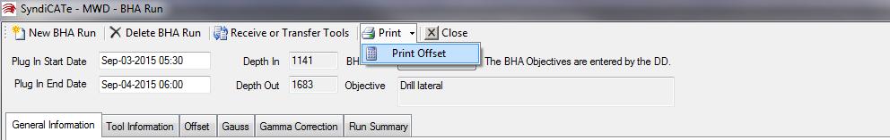 Print Offset Click on Print->Print Offset