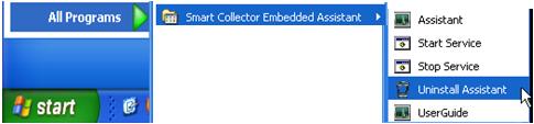 Smart Cllectr Embedded Assistant User Guide The Uninstall prcess starts and an In Prgress indicatr is displayed in the Script Installed clumn fr the gateway and cllectr.