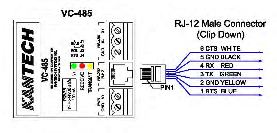 35 Note 4: If you must make up your own RS-232 cable with a
