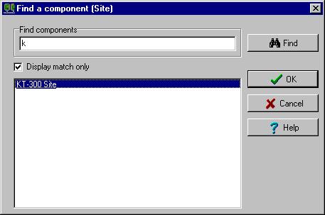 Basic Functions Finding Components Following are the basic system operations: Find components Select components Print lists or reports View links between components The Find Components function