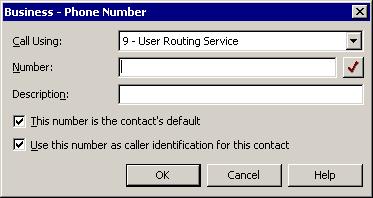 To enter a contact s phone numbers 1. On the General tab in the Contact dialog box, double-click the appropriate line in the Phone Numbers list. The related Phone Number dialog box opens. 2.