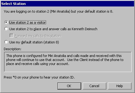 In Server, type the network name of a TeleVantage Server computer on your network, or click to select one. 4. Enter a valid station ID in the Station ID field.