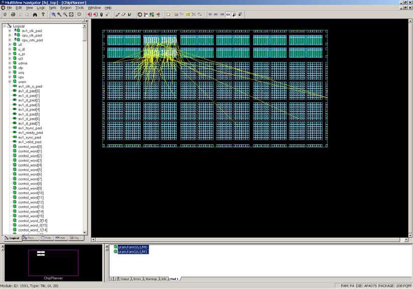 From the Timer GUI, verify if the memory blocks are in the critical path with nets that have high timing delays (> 3 ns).