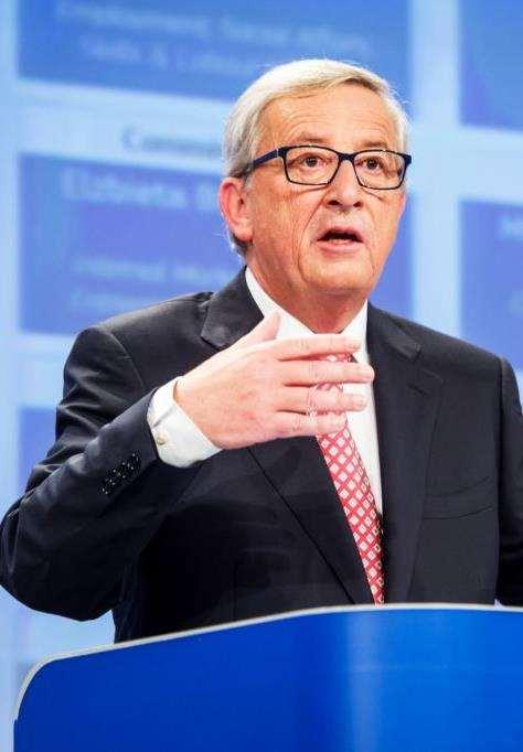 European Commission President Jean-Claude Juncker "Our ambition is for Europe to
