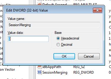 In the Edit DWORD (32-bit) Value dialog box, for Value data, enter 0, and then click OK. 7. Reboot. 2.5.
