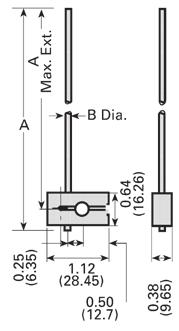 actuators Dimensions Catalog Number Material A B