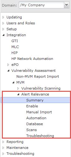7 Integration with McAfee Vulnerability Manager Relevance analysis of attacks The status of relevance analysis can be viewed in the Attack Log page.