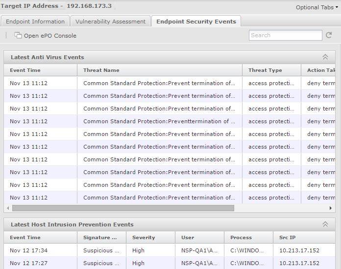 Integration with McAfee epo Endpoint details query from the McAfee epo server 1 See also View endpoint details using IP address on page 14 Start McAfee epo console You can view details for an