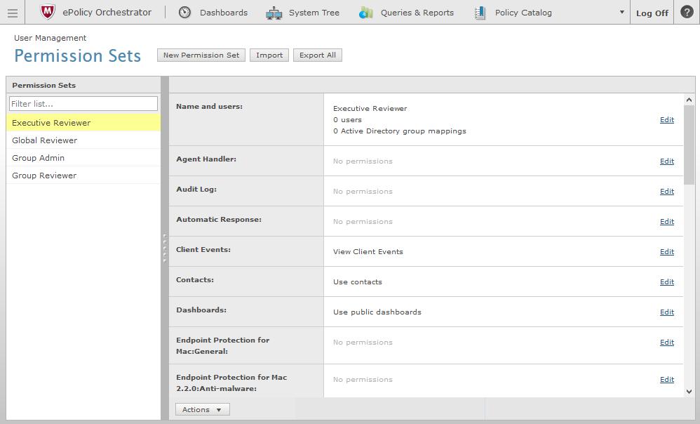 1 Integration with McAfee epo Network Security Platform dashboard in McAfee epo Task 1