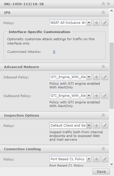 Integration with McAfee Global Threat Intelligence Network Security Platform-GTI integration for IP Reputation 2 4 The Properties page opens. Enter the Name and Description.
