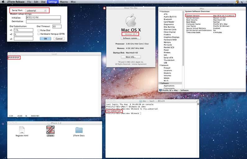 Mac OS X 10.7 Lion Supportc OS X 10.