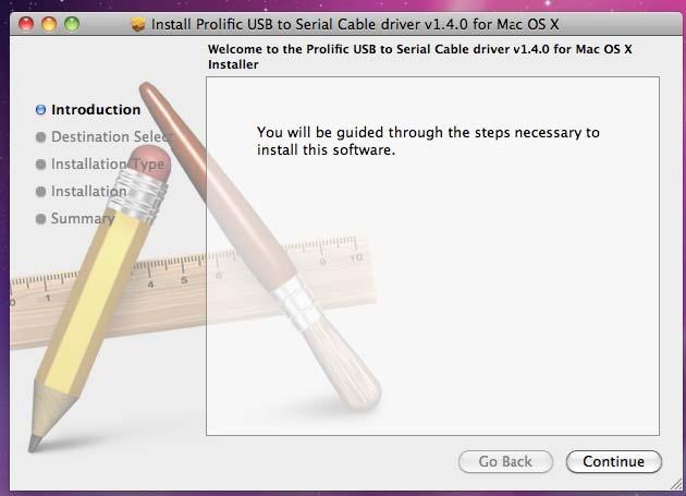 2. Click on the driver installer file to run the driver installation process.