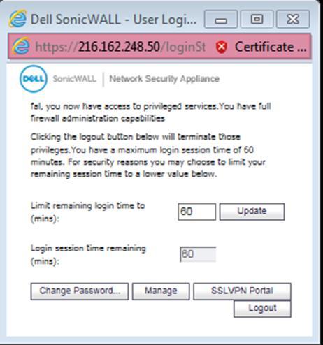 RSA SecurID Login Screens Admin Appliance log in te: