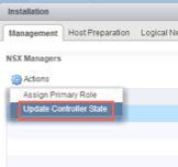 For example: 4 In the NSX Controller nodes section, delete all three of them by selecting each one and clicking the Delete Node (x) icon.