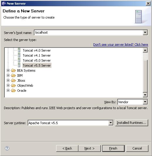 16 AutoVue Integration SDK 3 Click Next. The Define a New Server wizard opens.