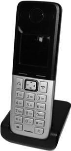 Accessories Accessories Gigaset handsets Upgrade your Gigaset to a cordless PABX: Gigaset A510H handset u Hear whom the call is for with VIP ringtones u High-quality keypad u 1.