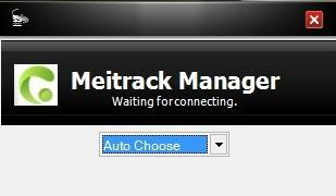 Turn on the device, then Meitrack Manager will detect the device model automatically and the parameter page will appear