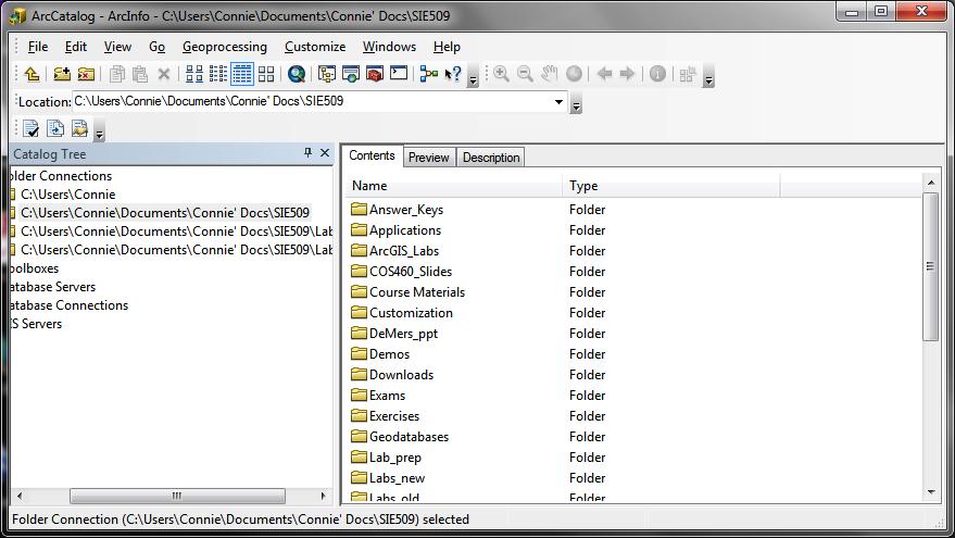 The contents of the Ex_1 folder are displayed in the panel on the right.