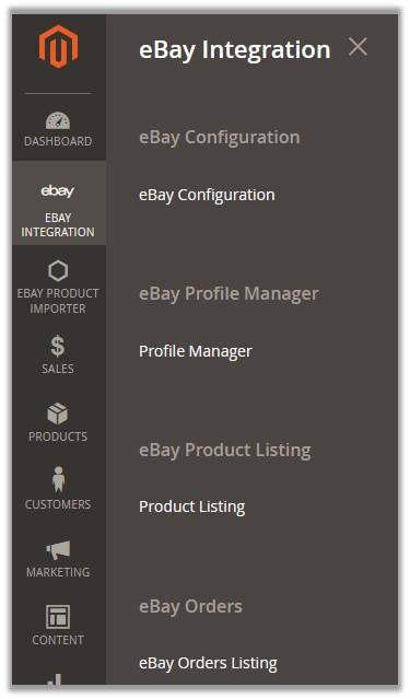 6. ebay Orders Listing The admin can fetch and view all the order details fetched from ebay. Also, the admin is allowed to ship or cancel the ebay product orders. To Fetch new orders from ebay 1.