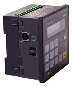 monitoring via HMI - No PC needed PLC Shaft-encoder inputs and PWM outputs Direct