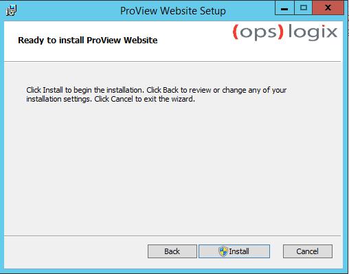 Open IIS manager and check whether the website installation was successful.