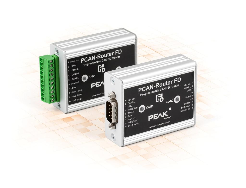 PCAN-Router FD Universal, programmable Converter for CAN