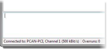 Make sure that the PCAN-Flash program is connected with 500 kbit/s to the available