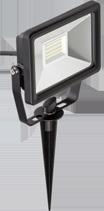 105 W 1650 Lm LED outdoor floodlight with a base, 20 W Work light