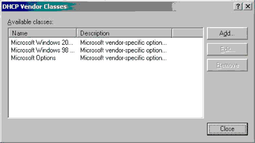 The following procedure assumes that you have a Windows 2003 Server that has a DHCP server configured and running.