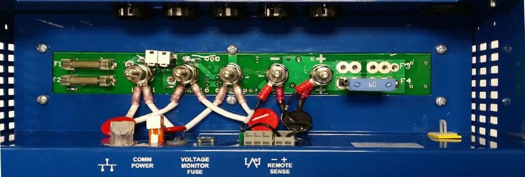 3.2 Charger Regulation The charger will regulate output voltage to less than ± 1 percent from full load to no load with a supply voltage of 115/230VAC. The output ripple is less than 1V at any load.