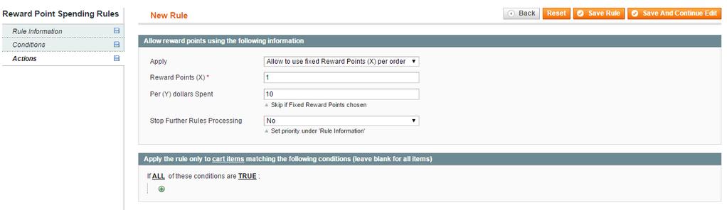 Adding/Subtracting points by the administrator From the Admin Panel, go to Promotions => Reward Points => Customer Accounts,