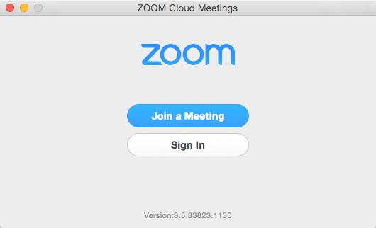 4 Finally launch the Zoom client you