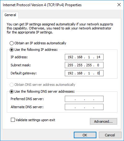 Configuration The Ethernet Interface Module is simple to use out of the box with little if any configuration necessary. 5 Default settings: IP Address: 19