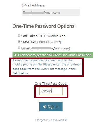 isupplier Portal Registration & Instructions 2 Multi-Factor Authentication 2.1 Second Factor Authentication 1. You will need to obtain a One-Time Pass-Code (OTP) at each login.