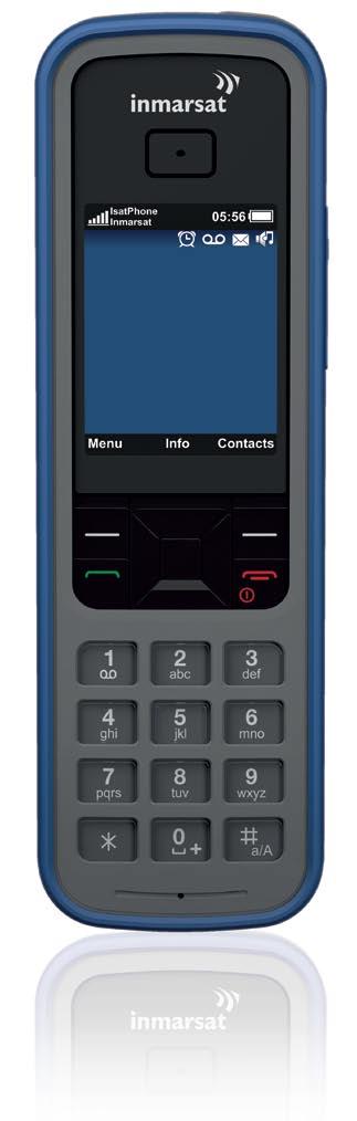 larger keypad for easy dialling with gloves on Reliable network connection: operates over global geostationary satellites that will be