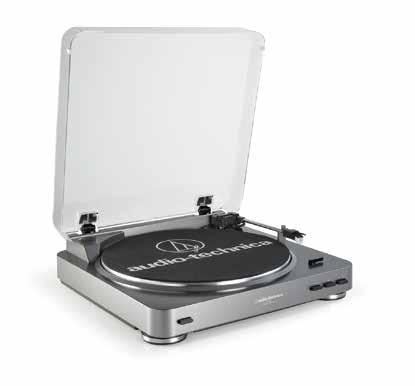 Turntables Analogue AT-LP60-USB USB Turntable (Analog & USB) accessories USB output connects directly to your computer for plug-&-play use. Mac- and PC-compatible Audacity software digitises your LPs.