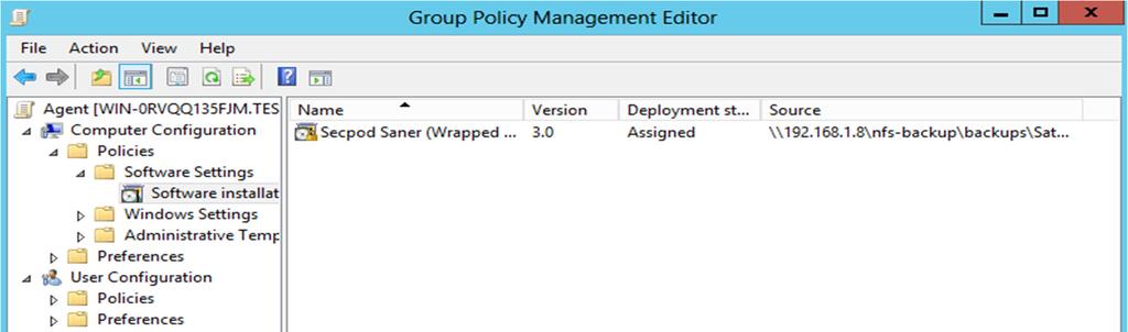Opens Group Policy Management Editor. Step 2: Under Computer Configuration, expand Software Settings.