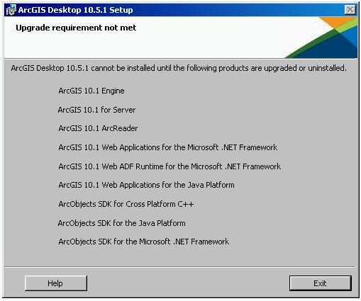 10.1, 10.2, 10.2.1, 10.2.2, 10.3, 10.3.1, 10.4, 10.4.1, or 10.5 setups have been uninstalled or upgraded. Note: This dialog box is not displayed if setup is being deployed completely silently.
