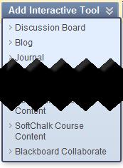 To access Blackboard Collaborate from your course s menu, select the Tools link. 2.