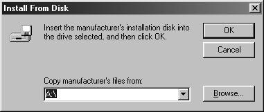 1. Insert the PICTROGRAPHY3500 Printer Driver CD-ROM into the PC. 2. Select [Setting] > [Printer] from the [Start] menu. The [Printers] folder window appears. 6. Click the [Have Disk] button.