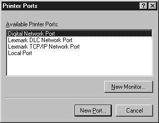 This completes the uninstall. 3.3 Windows NT 4.0 Installing printer drivers in Windows NT 4.
