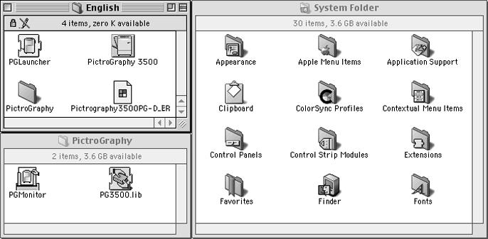 9. Click the [Finish] button. If installation of the printer driver finishes without problems, the icon for the new printer appears in the [Printers and Faxes] folder window. 3.