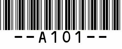 The following alpha or numeric digits represent the selection from the bar code menu chart.