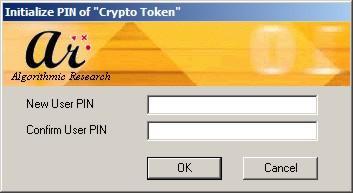 A window with the question whether you want to format your SmartCard (token) will appear on the screen. Click to continue.
