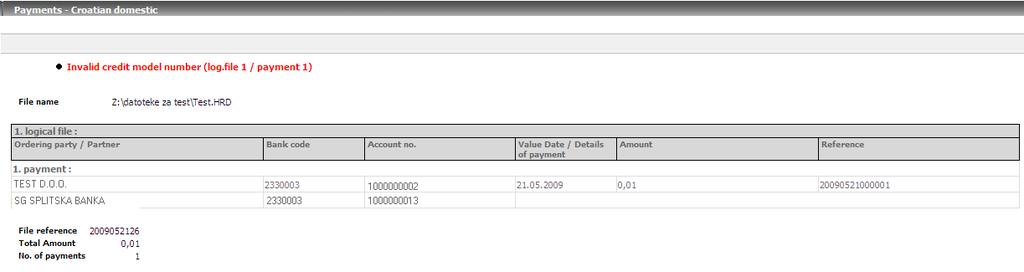 Upon clicking button, the screen shows the list of payment orders with the possibility of signing (if you are