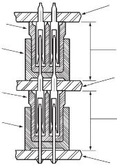 METRIC Dimensions are millimeters over inches ACTION PIN Stacking Connector System (Non-Intermateable with AMPMODU Connectors) (Continued) Typical Application Receptacle Assembly The receptacle