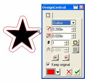 Design Central Effects Tab When you apply an effect over objects (using the Effects Toolbar), Design Central displays the Effects tab with all